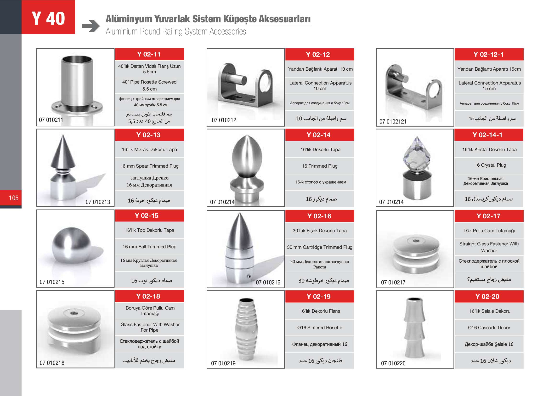 Küpeşte Oval Sistemleri 12